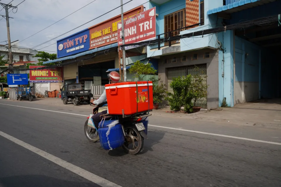 Xe chạy tuyến đường dài